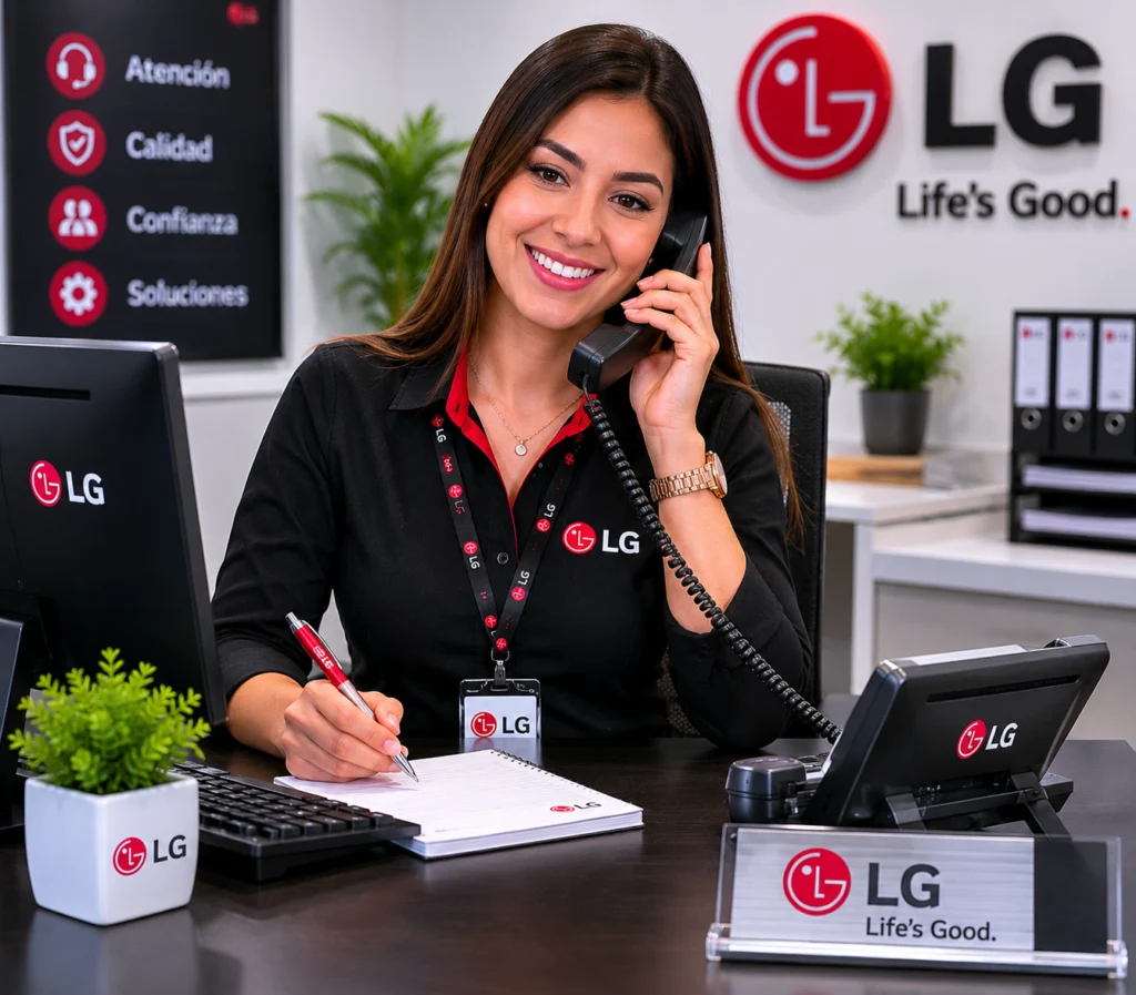 Equipo de servicio técnico autorizado LG en Quito